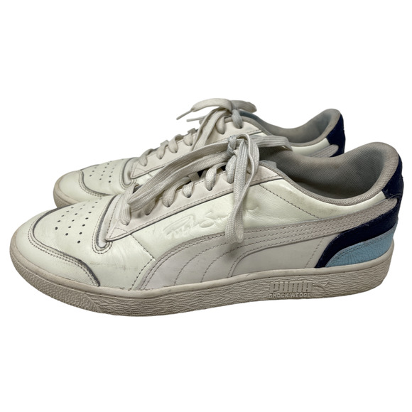 PUMA Ralph Sampson Tones Low White Aquamarine Leather - Picture 3 of 10